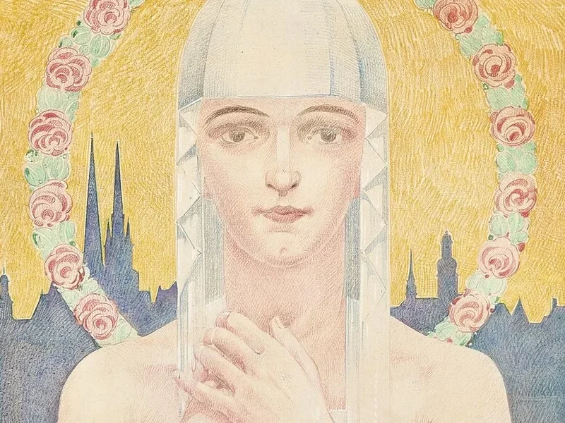 1882-Jean Curot - Ritratto di una giovane ragazza con i capelli bianchi